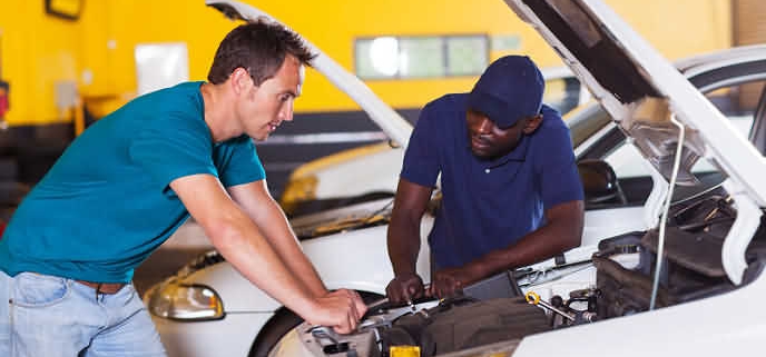 mot testing and car servicing