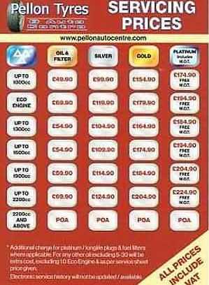 Servicing Price List 1 service new prices 31052022 2 4