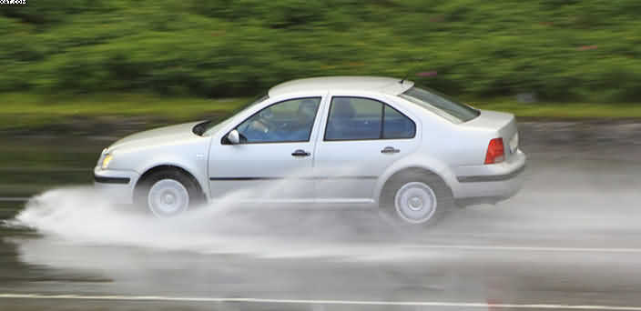 Tyre Aquaplaning 2 Tyre Aquaplaning