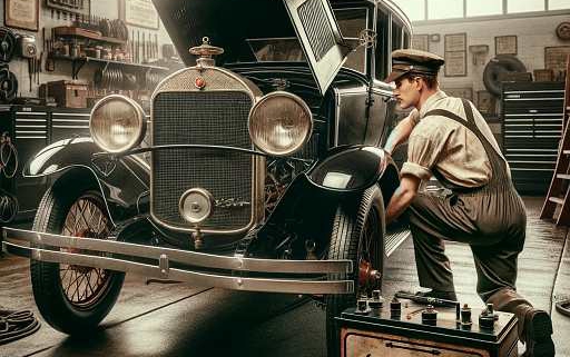Vintage Car Batteries