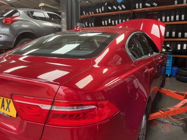 Jaguar in for Aircon Condenser