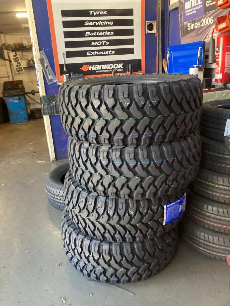 Ford Ranger for 4 New Tyres