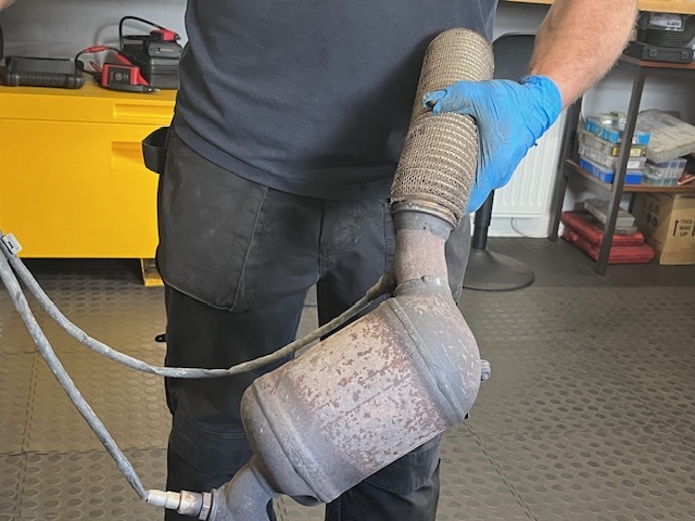 VW Polo Damaged Catalytic Converter