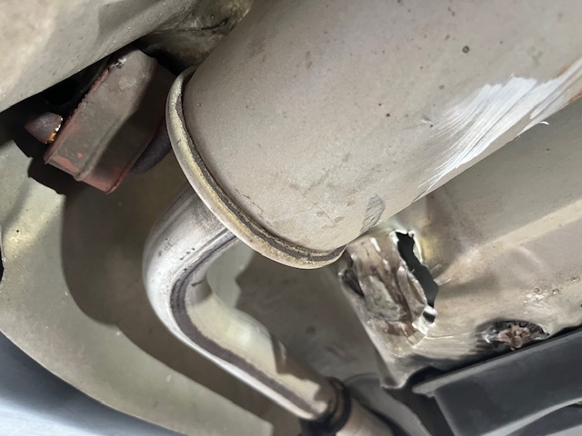 VW Polo Damaged Catalytic Converter