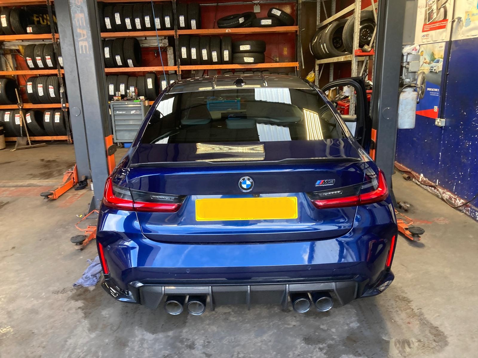 BMW M3 for 4 Pirelli P Zero Tyres