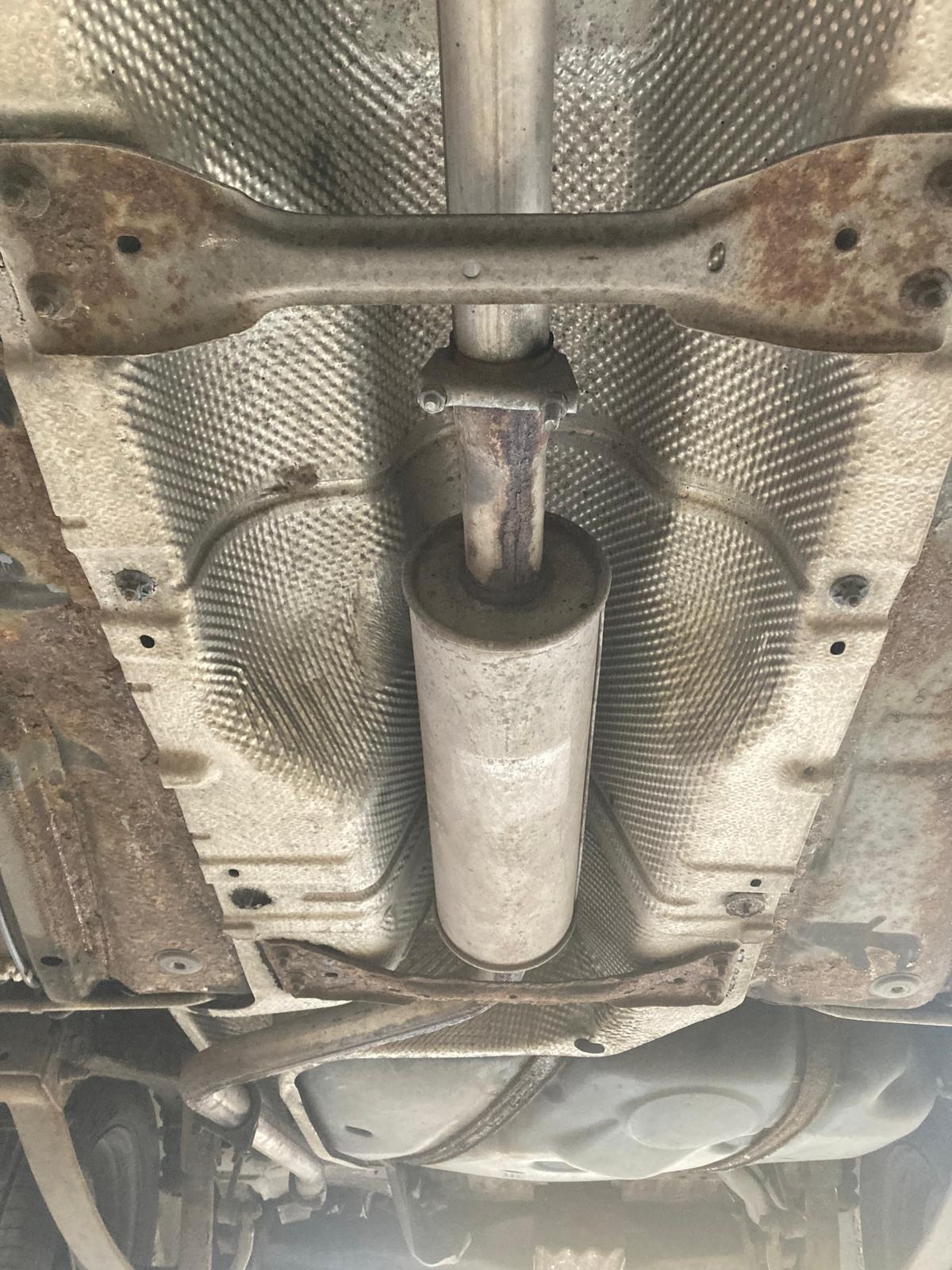 VW Caddy for New Exhaust System