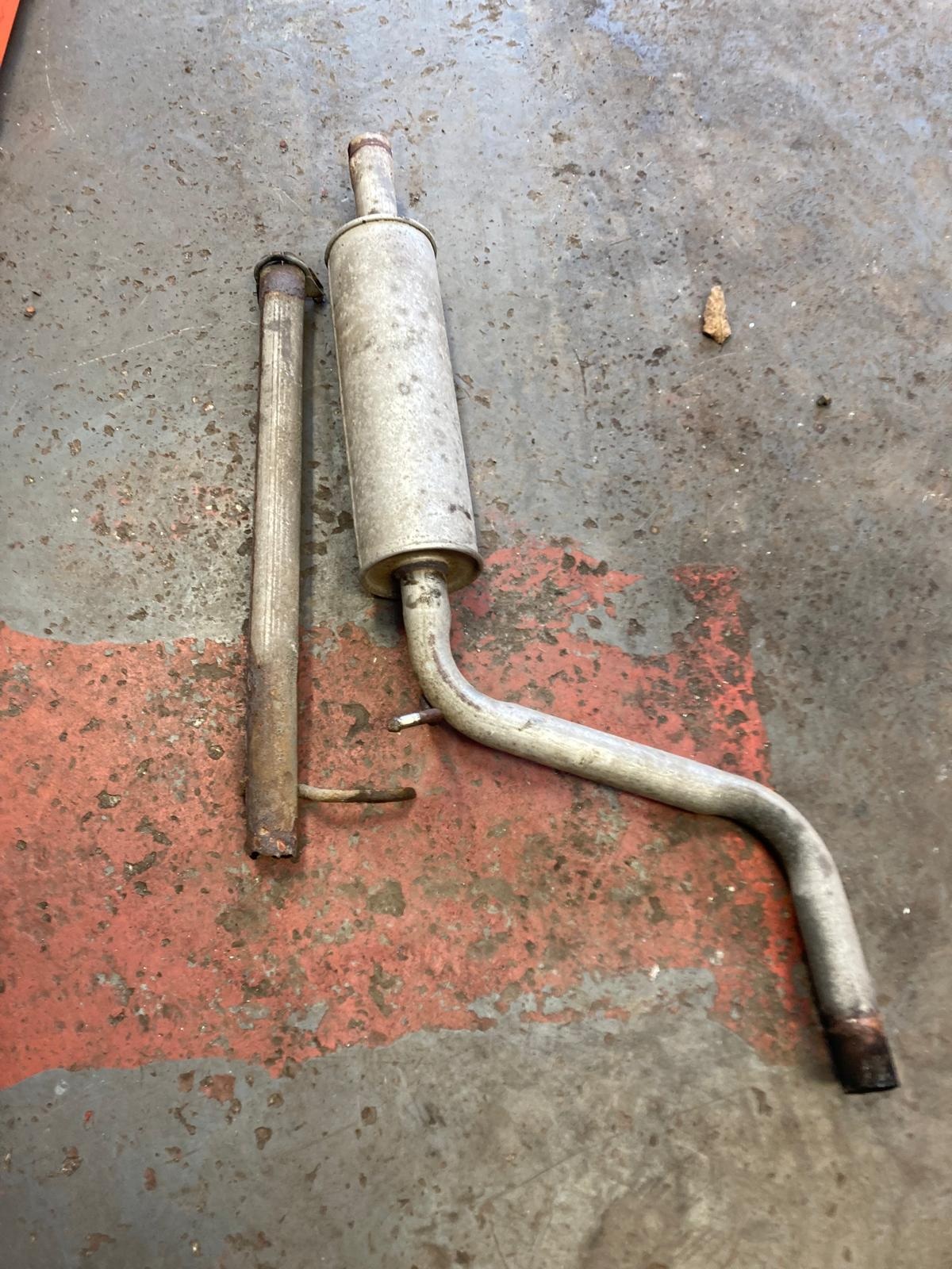 VW Caddy for New Exhaust System