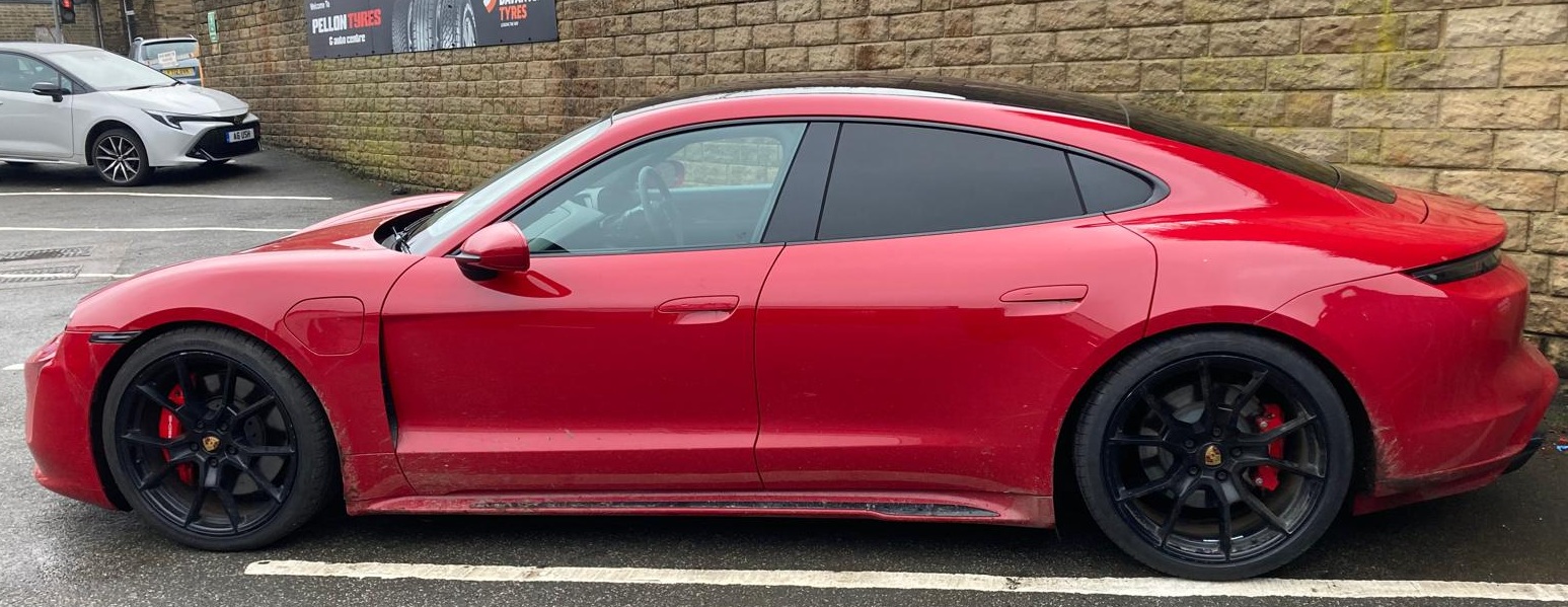 Porsche Taycan for Goodyear Tyres