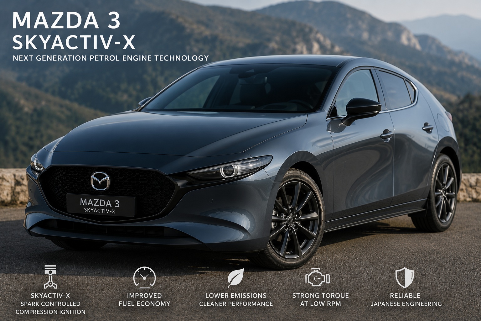 Mazda offers improved engine technology.y