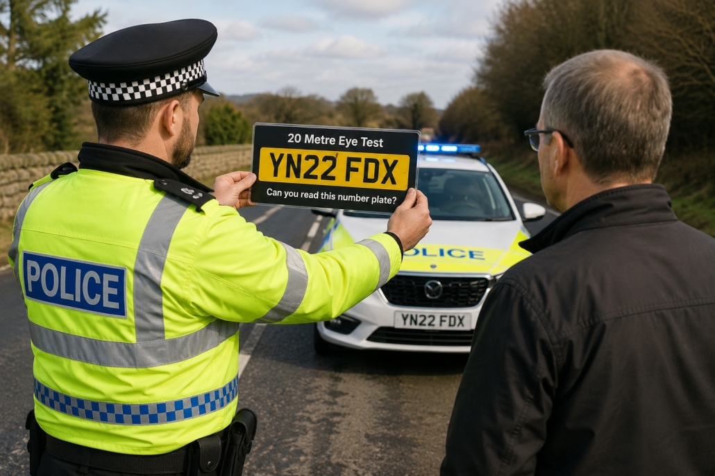 Police and Drivers Eye Test