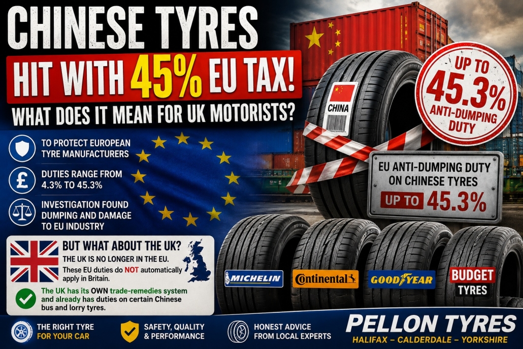 Chinese Tyres Hit With 45% EU Tax